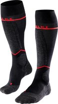 FALKE SK4 Advanced Compression Light dames skiing kniekousen - zwart (black-mix) - Maat: 41-42