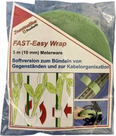 FASTECH® 701-322-Bag Klittenband Voor planten en tuin Haak- en lusdeel (l x b) 5000 mm x 10 mm Groen 5 m