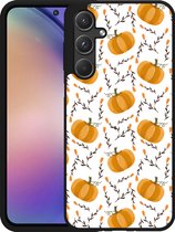 Cazy Hardcase Hoesje geschikt voor Samsung Galaxy A55 Pumpkins