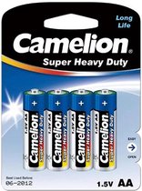 Camelion Super Heavy Duty Blauw AA - - Zinc Chloride - 1.5 V - 4 pc(s)