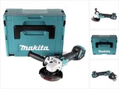 Makita DGA 511 ZJ Snoerloze haakse slijper 18V 125mm Brushless Solo + Makpac - zonder accu, zonder lader