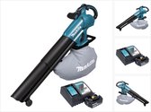 Souffleur et aspirateur à feuilles sur batterie Makita DUB 187 RT 18 V sans balais + 1 batterie rechargeable 5,0 Ah + chargeur