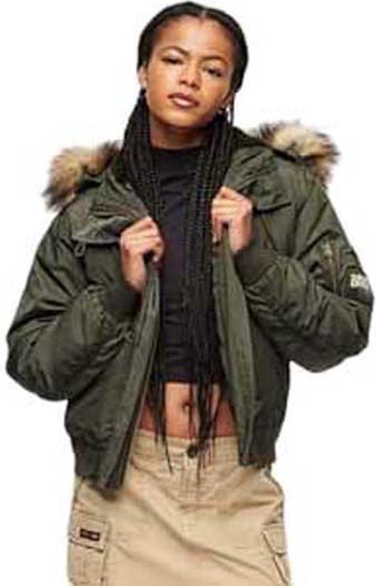 Superdry Military Bomber Jas Groen M Vrouw