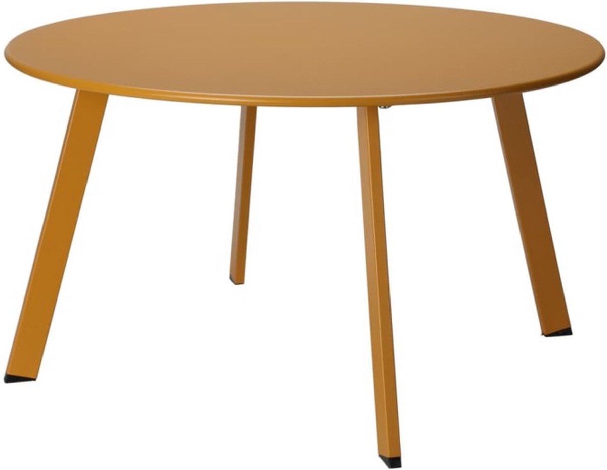 ProGarden - Bijzettafel - 70x40 - cm - matmosterdgeel