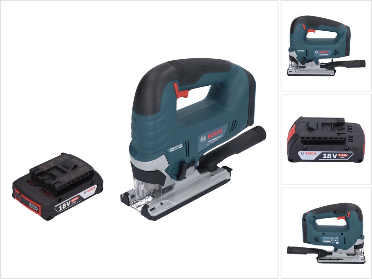 Bosch GST 18V-125 B Professional accu-decoupeerzaag 18 V 125 mm borstelloos + 1x accu 2,0 Ah - zonder oplader