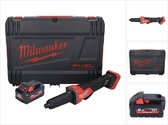 Milwaukee M18 FDGROVPDB-551X Meuleuse droite sans fil 18 V brushless + 1x batterie 5,5 Ah + boîtier HD - sans chargeur