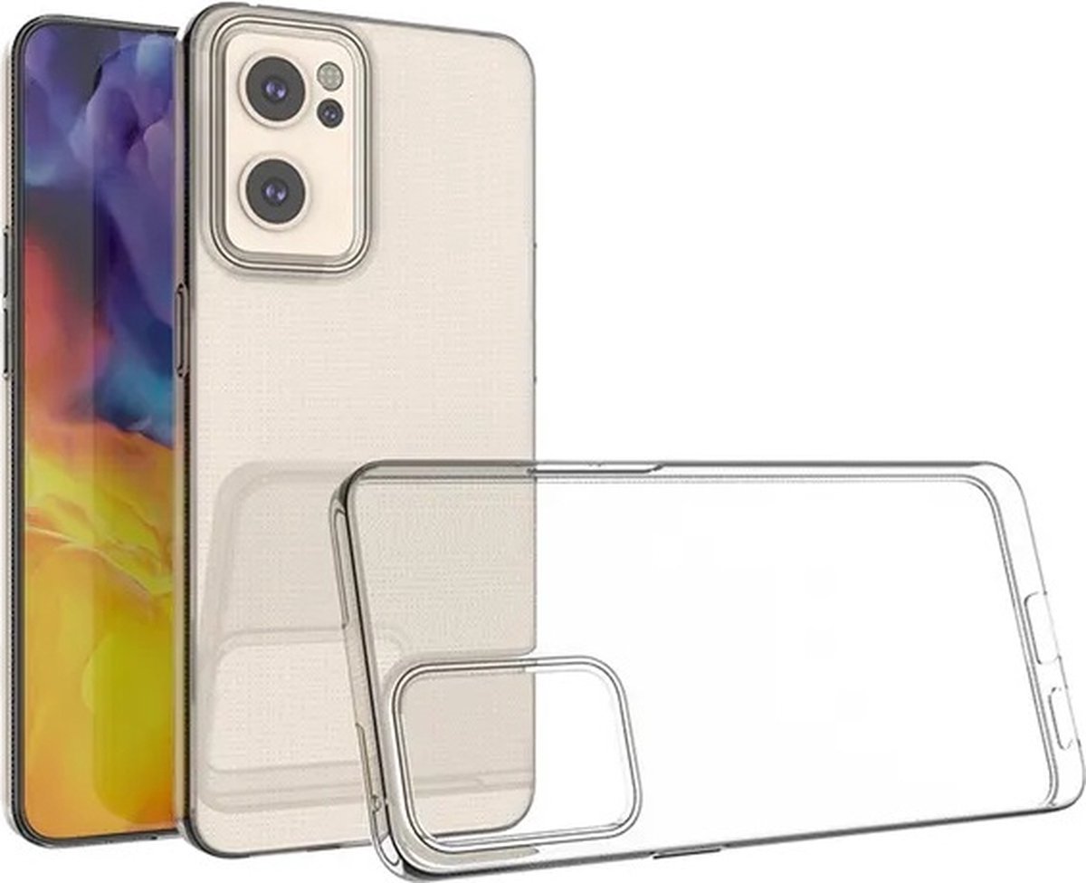Flexibele achterkant Silicone hoesje Transparant Geschikt voor: Oppo Reno 7 5G