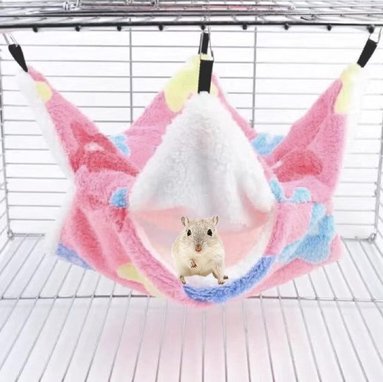 Pluche Knaagdier Hangmat Fizi 38 cm | DRD Knaagdierwinkel® | DRD