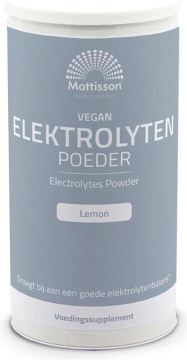 Goedkoopste Mattisson - Elektrolyten Poeder Lemon - Electrolytes - Sportdrank - 300 Gram