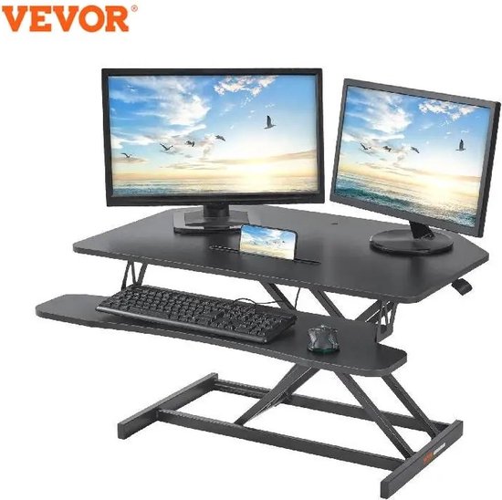 Fellowes Lotus Sit-Stand Ergonomisch werkstation zwart