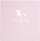 Goldbuch - Fotoalbum Hello Baby - 25x25 cm - Roze