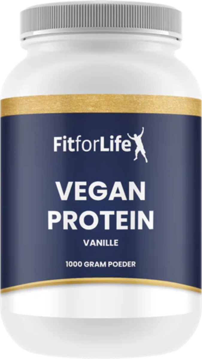 Goedkoopste Fit for Life Vegan Eiwit Pro - Mix van verschillende plantaardige eiwitten - Proteïne poeder - Eiwit poeder - Eiwit Shakes - Vanille smaak - 1000 gram (30 shakes