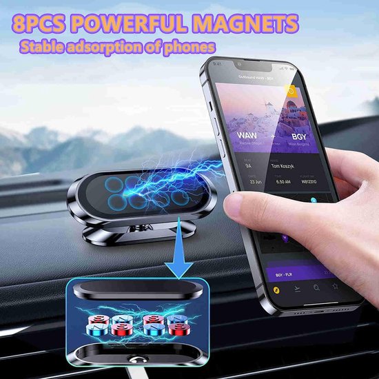 Magnetische autotelefoonhouder voor Toyota Aygo II 2015-2018, L-type