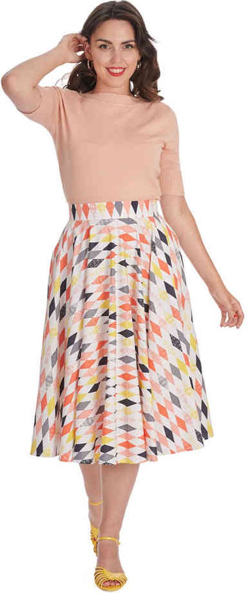 Banned - Diamond Swing Rok - S - Multicolours