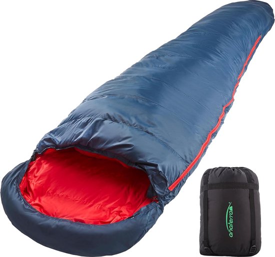 CampTeck U6954 - lichte compressiezak, waterafstotende pakzak, slaapzak voor slaapzak, kleding, reizen, camping, outdoor, zwart