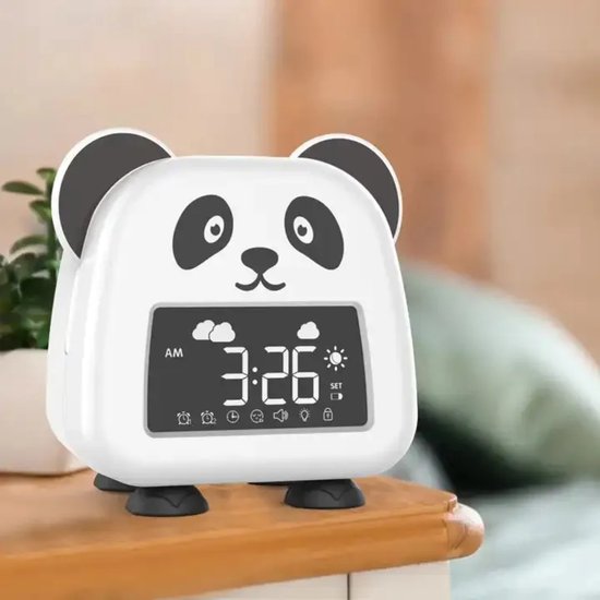 Enzoda Slaaptrainer - Kinderwekker - Slaapwekker - Kinderwekker Slaaptrainer - Panda van Enzoda — afbeelding 3