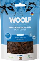 woolf-soft cubes-hondensnack-trainingsnoep met mediteraanse vis- 100gr-geschikt voor pups