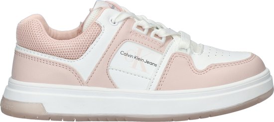 Calvin Klein Patty meisjes sneaker - Wit roze