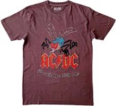 AC/ DC - T-shirt Homme Fly On The Wall Tour - L - Rouge
