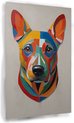 Chien coloré