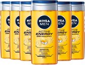 Nivea Men Douchegel - Active Energy - 6 x 250 ml