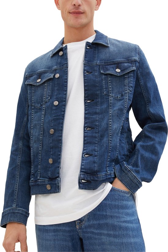 Tom Tailor Veste en jean à manches longues - 1040165 Blauw (Taille : L)