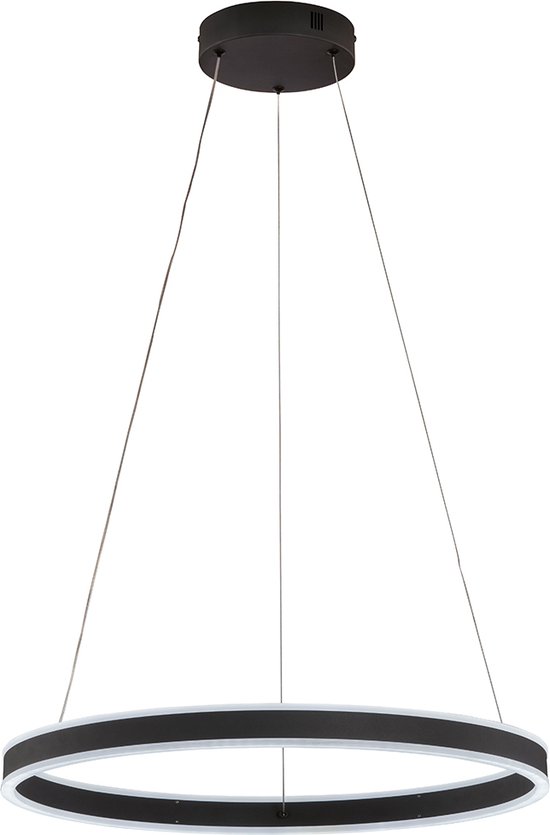 Fischer & Honsel - Hanglamp Sirko - 1x LED 54 W (incl.) - Zwarte Zandgrond