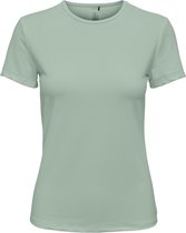 Mila SS Training Shirt - Sportshirt - Frosty Green - Dames - Maat XS -