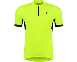 Rogelli Core Fietsshirt Heren - Korte Mouwen - Wielershirt - Fluor, Zwart - Maat L