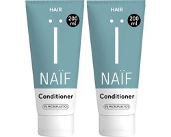 Naïf - Verzachtende Conditioner - Voordeelset - Adults - Alle Haartypes - Tegen Klitten & Pluis - 2x200ml