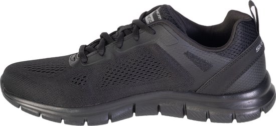 Skechers Track-Broader 232698- BBK, Homme, Zwart, Baskets pour femmes, Chaussures de sport, taille: 46