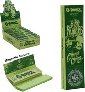 G-Rollz Cheech & Chong(TM) - Organic Green Hemp - 50 KS Slim Papers + Tips -1 Stuk
