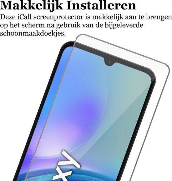 Étui adapté pour Samsung Galaxy A05s - Glas Protecteur d'écran - Wallet Book Case Or Rose