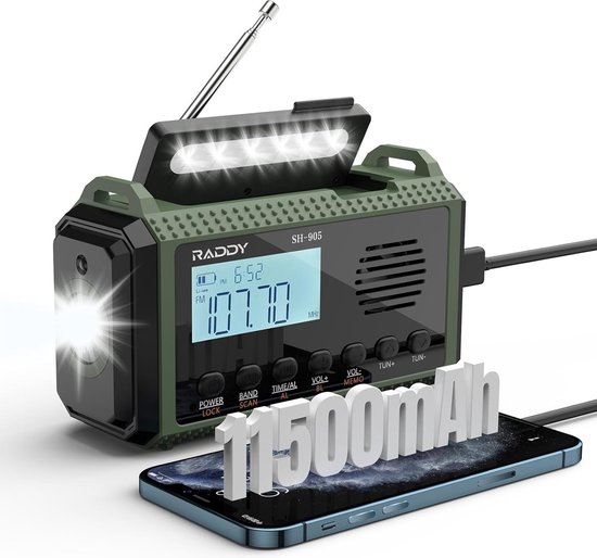 Nedis Noodradio | Draagbaar Model | DAB / FM