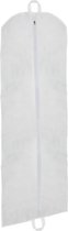 De Kledinghanger Gigant - 2 x Kledinghoes / kledingzak (non woven) wit met rits, 60 x 150 cm