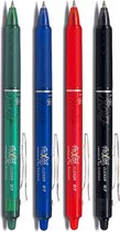 Pilot Frixion ball clicker basis set van 4 pennen - uitgumbare pen - bal pen