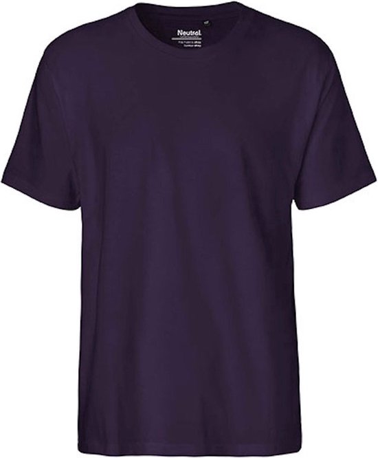 2 Pack Fairtrade Unisex Classic T-Shirt met korte mouwen Purple - 3XL