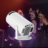 Portable Projector Beamer | Draagbare Beamer |Projector | Hy300 | 4K | Android 11 Dual Wifi | Home Cinema Outdoor | Projector | Beamer | Makkelijk mee te nemen | 180-graden Rotatie | Luxury |