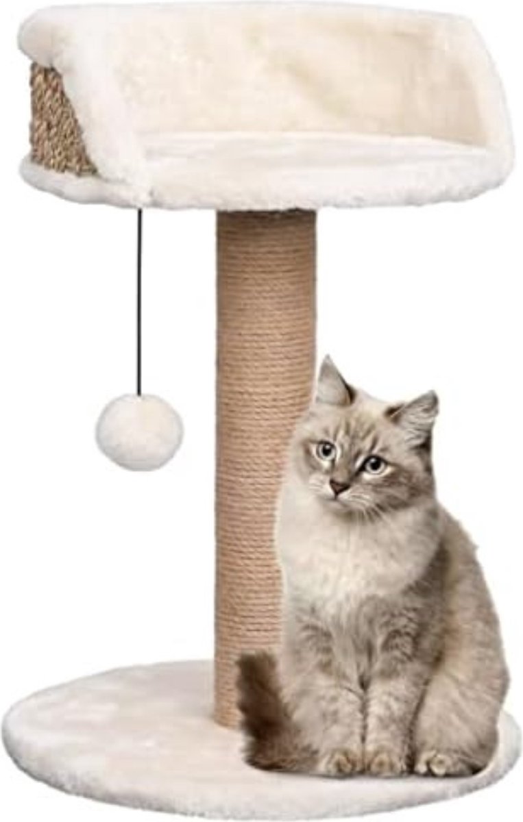 Krabpaal voor katten – 34 x 49 cm/ beige