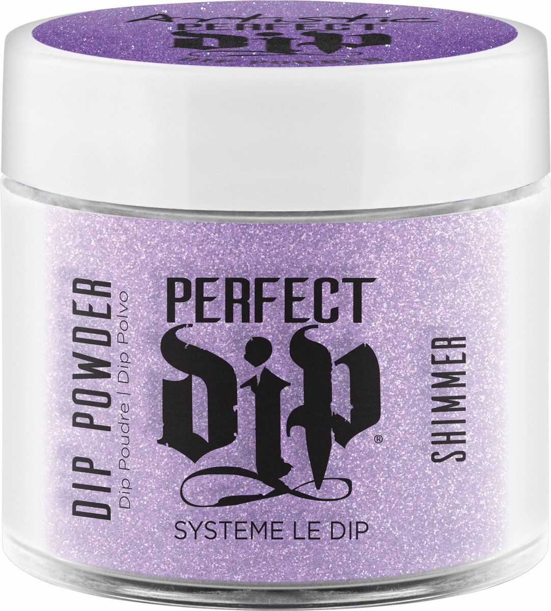 Goedkoopste Artistic Nail Design Perfect Dip Poeder 'CAVIAR FOR BREAKFAST' (Paars/Blauw Shimmer