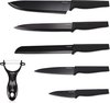 6-piece knife set with peeler