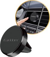 Earldom® - Support de téléphone magnétique universel puissant pour la voiture - Grille d'aération - 360 degrés - Convient à tous les téléphones - Zwart