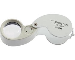 Go Go Gadget - "LED-verlichte Juweliersloep, 40x25"