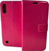 Portemonnee Book Case Hoesje Geschikt voor: Samsung Galaxy A10 - Roze