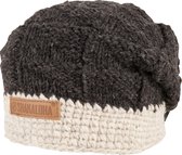 Shakaloha Gebreide Wollen Muts Heren & Dames Beanie Hat van schapenwol met polyester fleece voering - Bowl Beanie Beige Unisex - One Size Wintermuts.