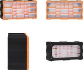 vidaXL Organiser met 22 lades 49x16x25-5 cm - Organiser - Organisers - Lade Organiser - Lade Organisers