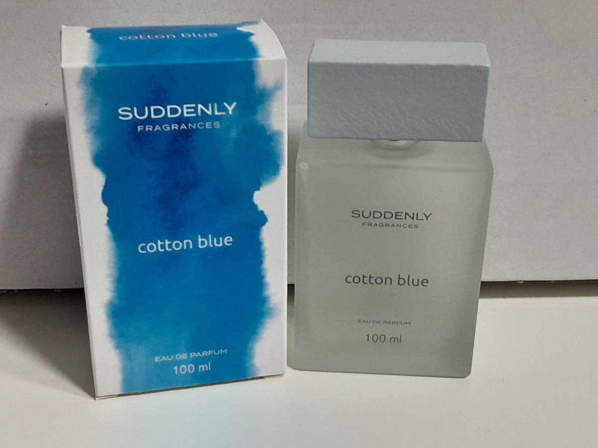 Goedkoopste Suddenly Fragrances - Cotton Blue - eau de parfum - Dames - 100 ml.