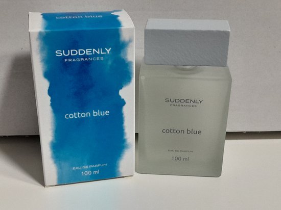 Suddenly Fragrances Cotton Blue - Eau de parfum voor dames - 100ml