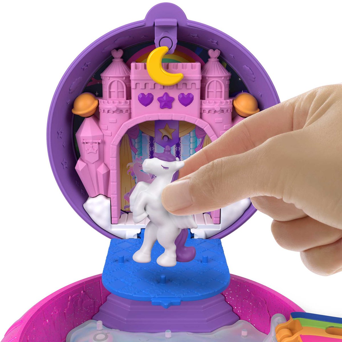 Polly Pocket Dubbele compacts - Ruimteschip