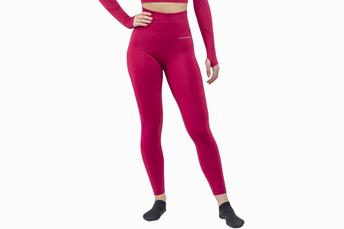 Fittastic Sportswear Legging Wine Red (Beschikbaar in verschillende maten)